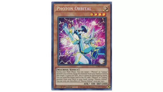 Photon Orbital card in Yu-Gi-Oh Maze of Memories packs