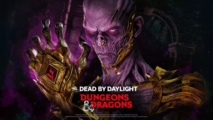 Key art for Dead by Daylight Dungeons & Dragons