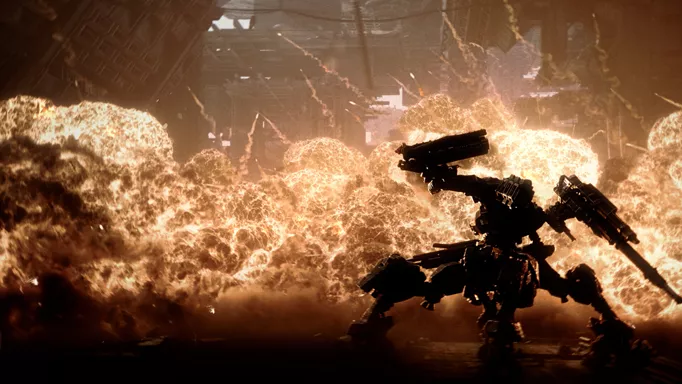 Explosions in Armored Core 6