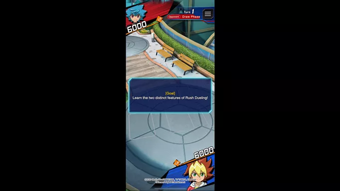 screenshot of gameplay in yu gi oh duel links
