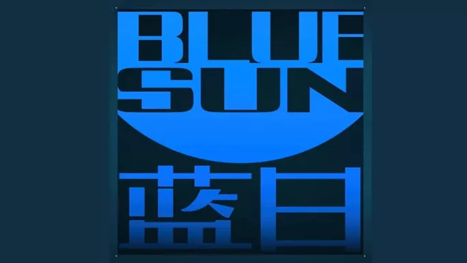 Image of the Blue Sun emblem in Armored Core 6