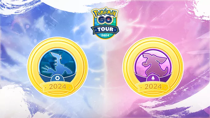 Diamond and Pearl badges in Pokemon GO Tour: Sinnoh