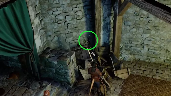 The lever that opens the way to the secret door in Baldur's Gate 3