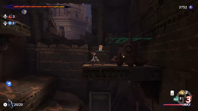 Pit of Eternal Sands Sand Jar 1 location in Prince of Persia: The Lost Crown