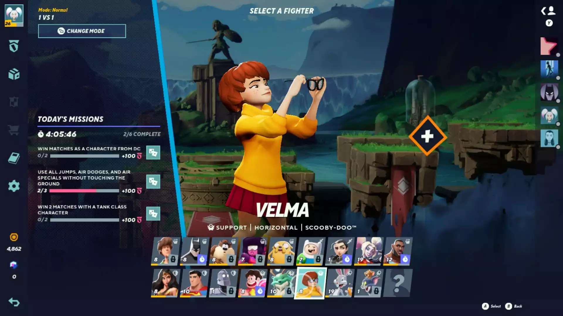 MultiVersus Velma combos, perks & specials