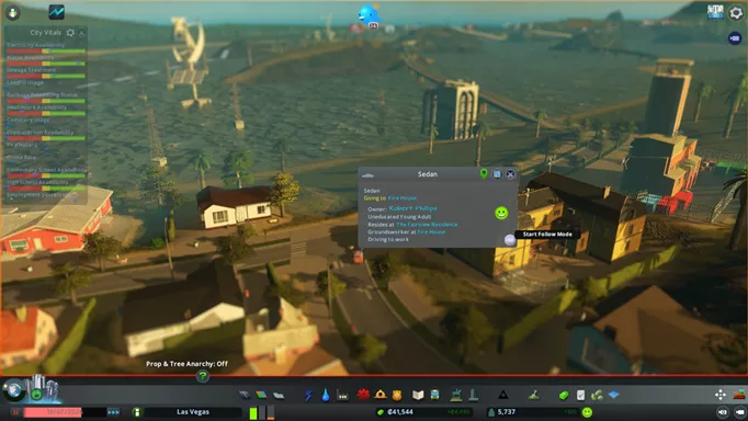 Cities Skylines First Person Mod follow mode option