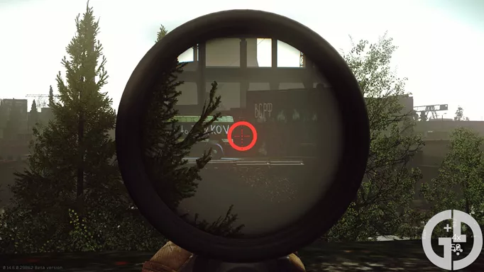 Image of sniping on Customs in Escape from Tarkov