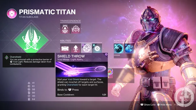 Destiny 2 Prismatic Titan screenshot