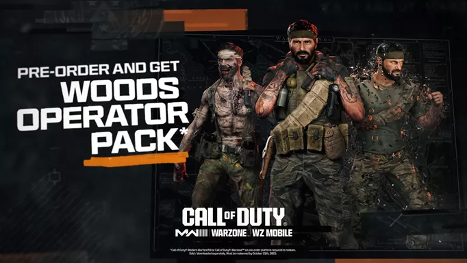 Woods Operator pack in Black Ops 6