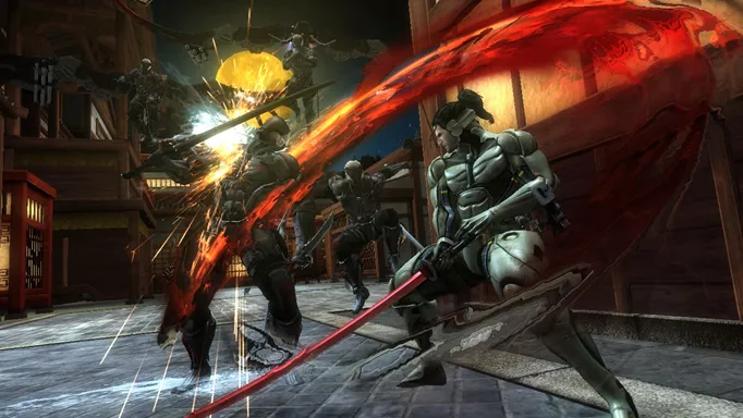 combat in Metal Gear Rising Revengeance