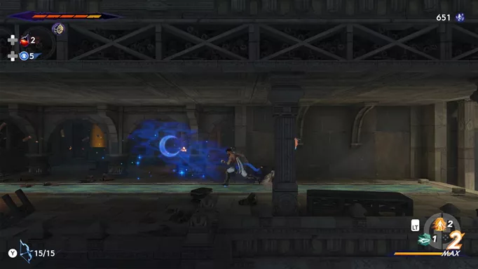 the blue moon hint in Prince of Persia: The Lost Crown