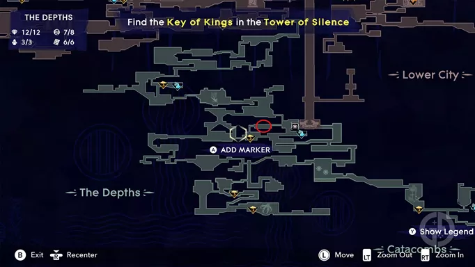 Lost Warrior 2 location in Prince of Persia: The Lost Crown