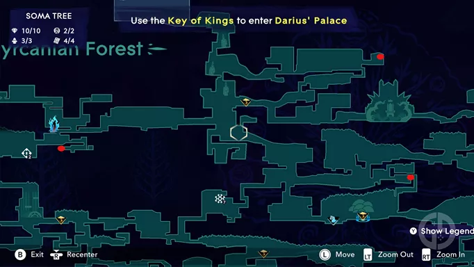 Soma Tree Spirited Sand Jar map locations in Prince of Persia: The Lost Crown