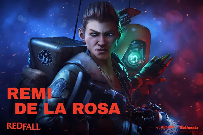 Key art of Remi De La Rosa, a playable character in Redfall