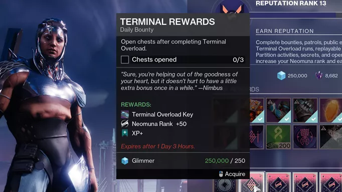 Destiny 2 Terminal Overload keys