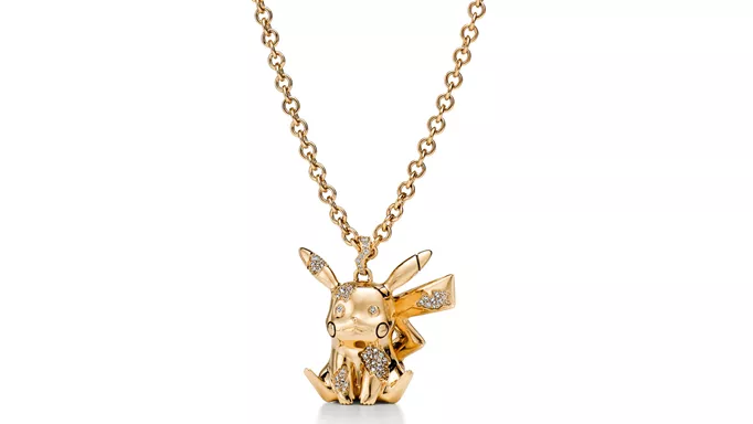 Tiffany gold Pikachu Pokemon collection