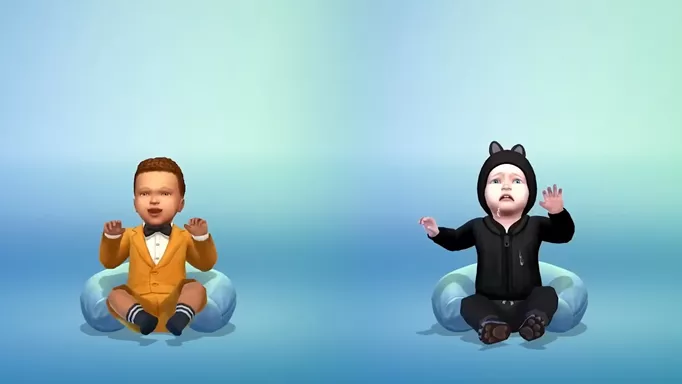 The Sims 4 Infant Update: CAS Items