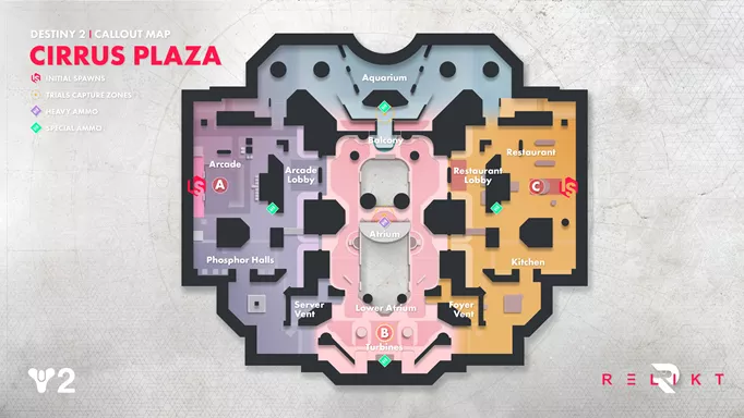 Cirrus Plaza Destiny 2 map Relikt
