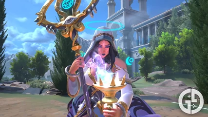 Smite 2 Hecate Holding Torch Closeup