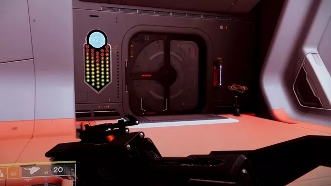 A mechanical door in Destiny 2