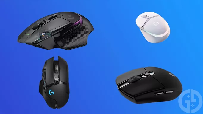 Image of some of the best Logitech gaming mice in 2023