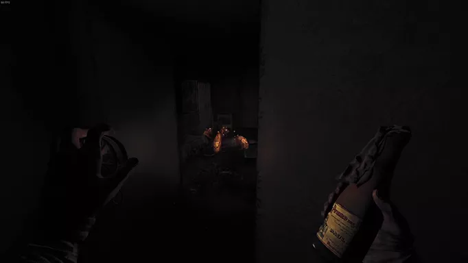 an image of Amnesia: The Bunker gameplay showing the rats