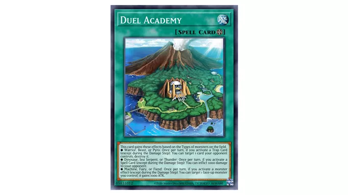 Duel Academy card in Yu-Gi-Oh Maze of Memories packs