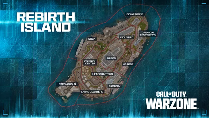 The new Rebirth Island in Warzone