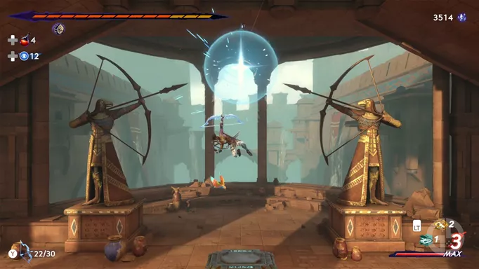 Lower City puzzle room solution in Prince of Persia: The Lost Crown