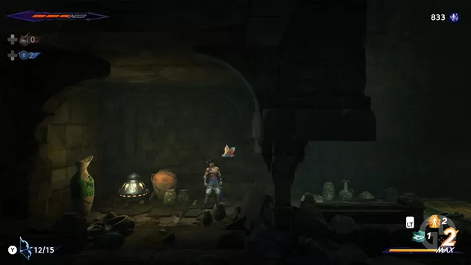 The Depths Sand Jar 1 location in Prince of Persia: The Lost Crown