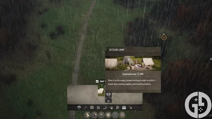 Image of a Settlers Camp in Manor Lords