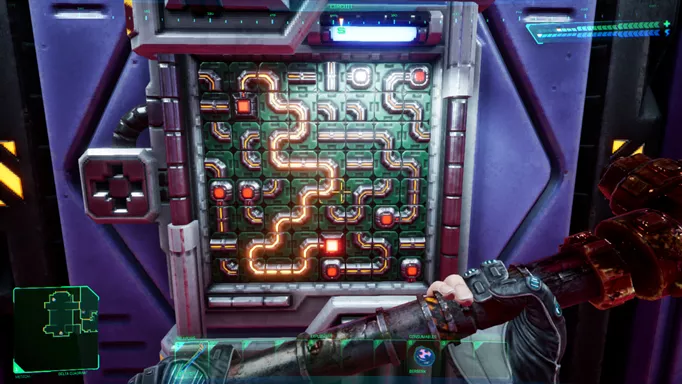 Square puzzle solution in System Shock