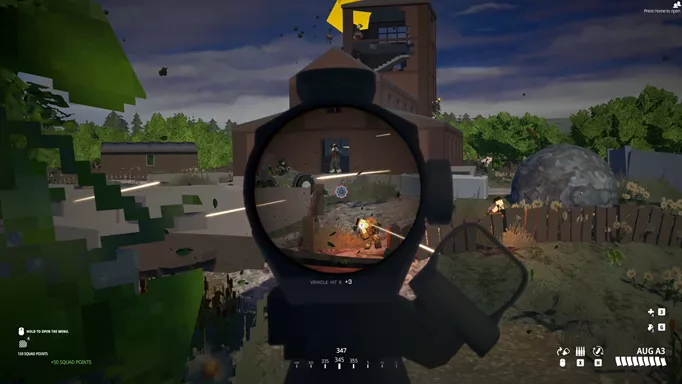 Image of aiming down sights in BattleBit Remastered