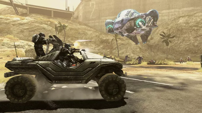 Gameplay from Halo 3 ODST's Firefight mode in the Master Chief Collection.