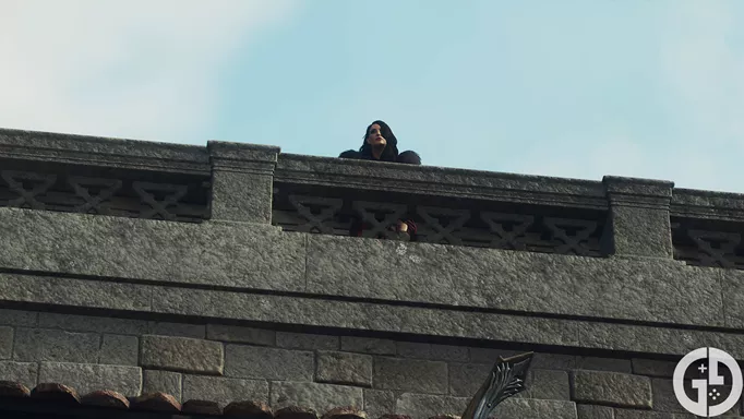 Wilhelmina on her balcony in Dragon's Dogma 2