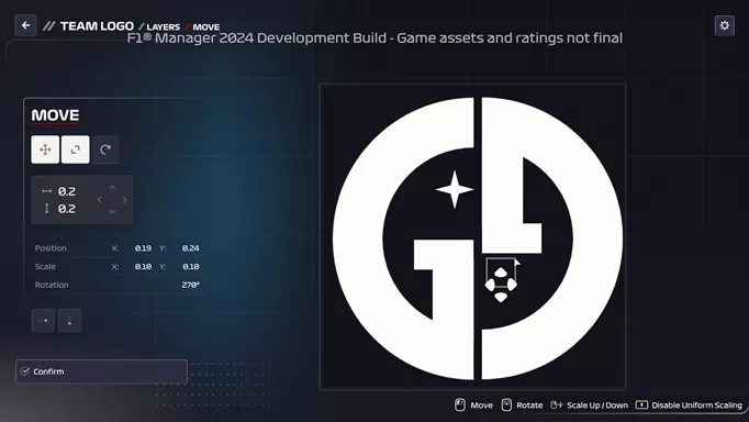 Creating the GGRecon logo in F1 Manager 2024