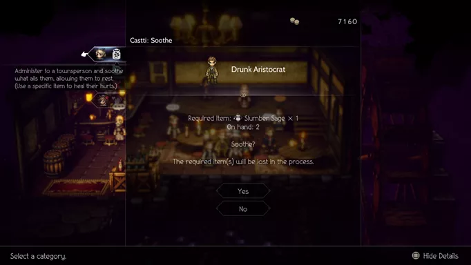 How To Complete The Soused Nobleman in Octopath Traveler 2